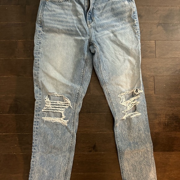 American eagle straight Jean white washed size: 8 - Picture 4 of 5